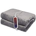Heated Blanket Electric Throw Full Size, Electric Blanket with 6 Heating Levels and 1-12 Hours Timer Auto Off
