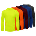 T-shirt Sports Long Sleeved Shirts Hooded Solid Color Breathable Casual Shirt Suitable for Running And Fitness