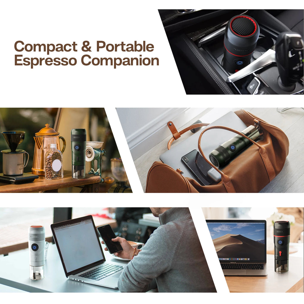 Portable Coffee Machine for Car & Home,DC12V  Expresso Coffee Maker Fit Nexpresso Dolce  Pod Capsule