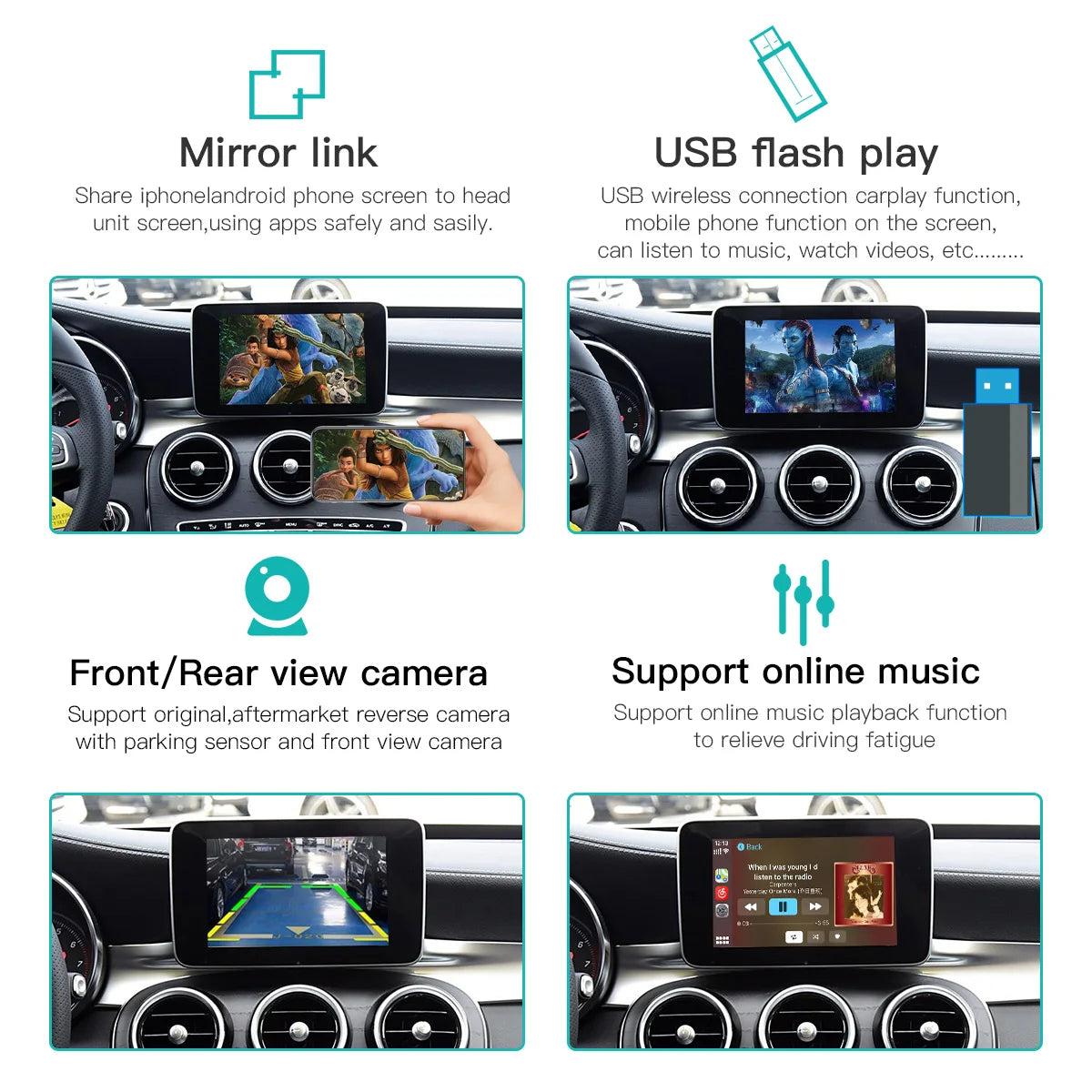 2025 New Wireless CarPlay Android Auto