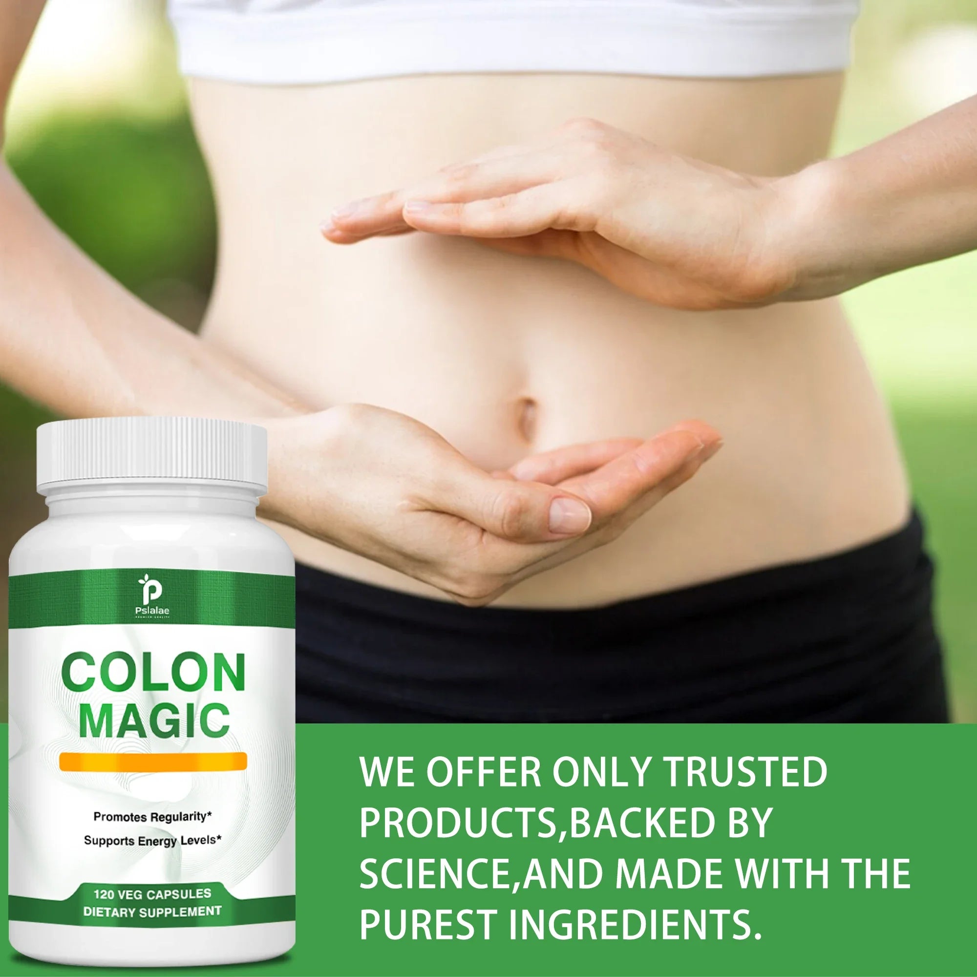 Colon Cleanse Detox - Promotes Intestinal Health 120 Capsules