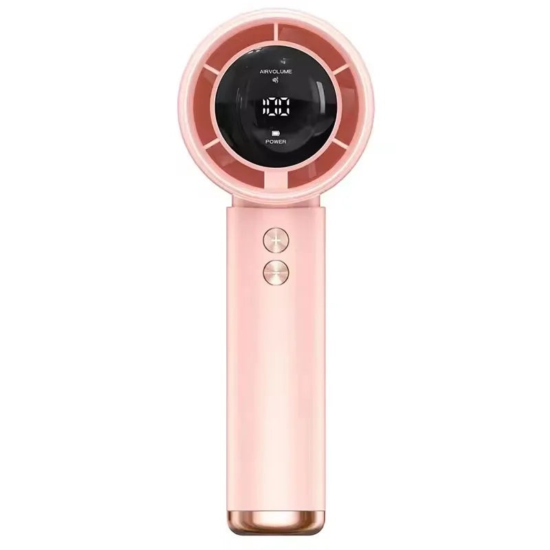 Portable Handheld Turbo Fan Mini 100 Speed Adjustment High Speed Air Cooler