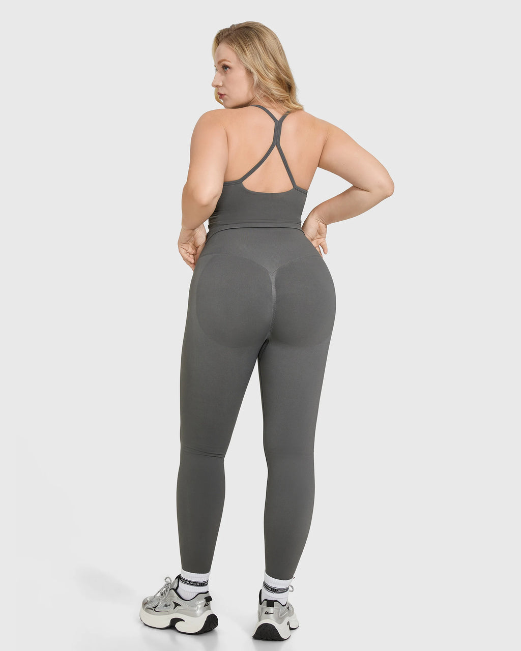 Women's Yoga Set 2 Piece High Waist Yoga Leggings Sleeveless Sports Bra Activewear Workout