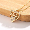New Creative and Unique Shiny Pendant Necklace,Mother's Day Necklace, Simple Heart