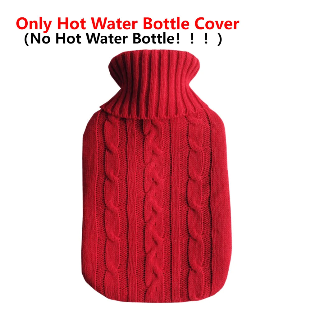 2L Hot Water Bottle Soft Cover Large Capacity Hot Water Bag