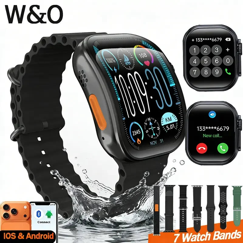 Smartwatch , IP67 Waterproof2.02" HD Fitness Watch with 100+ Sport Modes, Fitness Tracker Watch