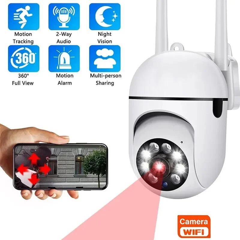 Wireless Monitoring Camera 360 degree intercom 1080P Remote HD Night Vision Camera Monitor Smart Home