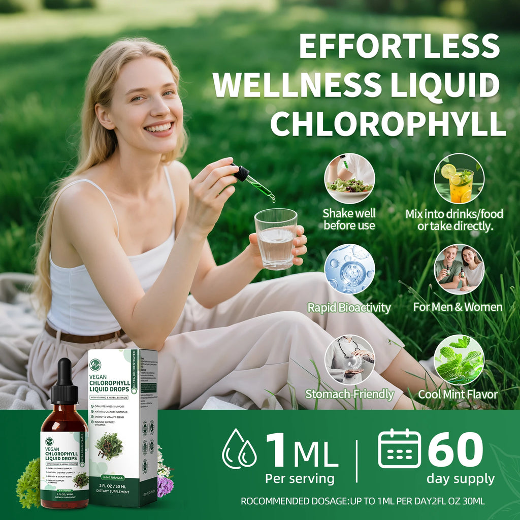 Chlorophyll Liquid Drops 4X Concentrated