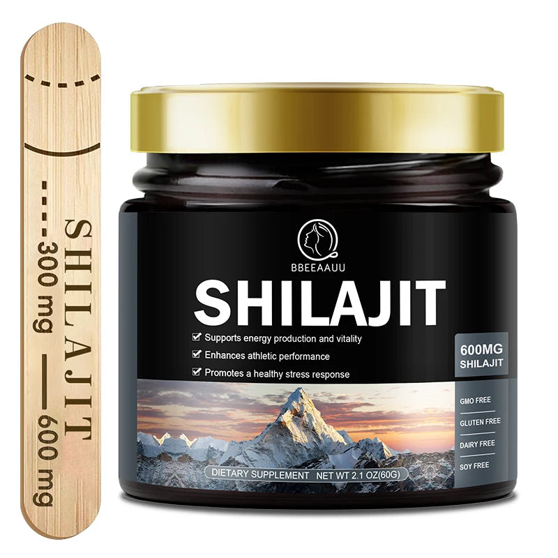 Himalaya Pure Shilajit Resin Original Mineral Health Supplement Non-GMO Brain Memory Cognitive Energy Health