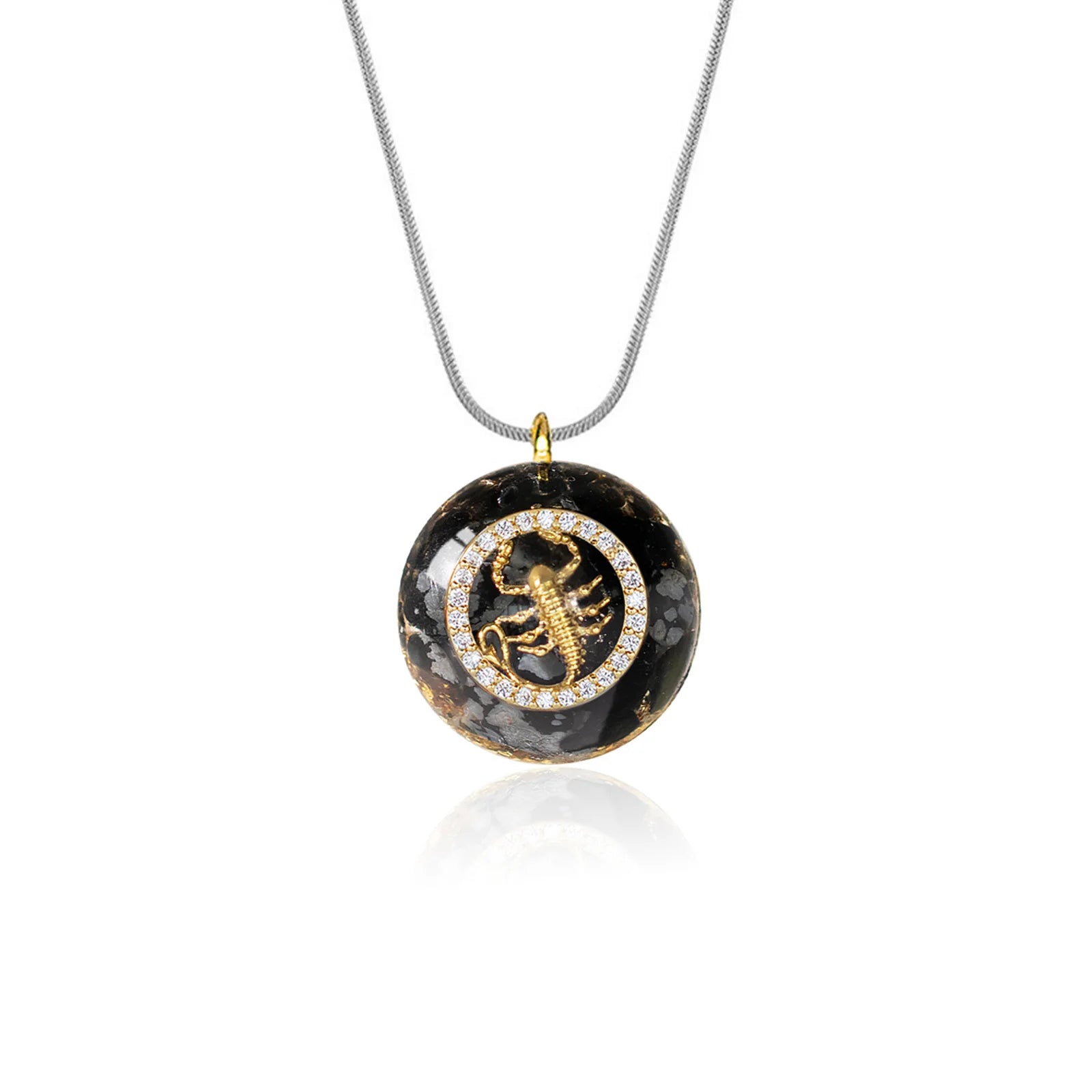 Orgonite Pendant Malachite Energy Necklace
