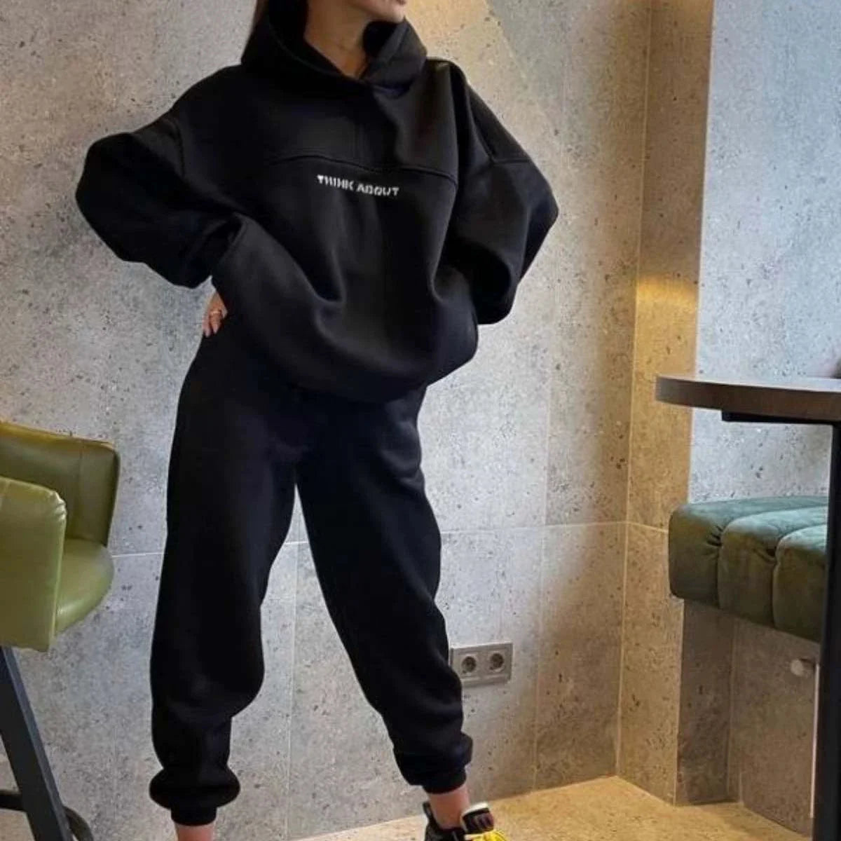 Sweatsuit Spring Outfits Women Sport Suit Zip Up