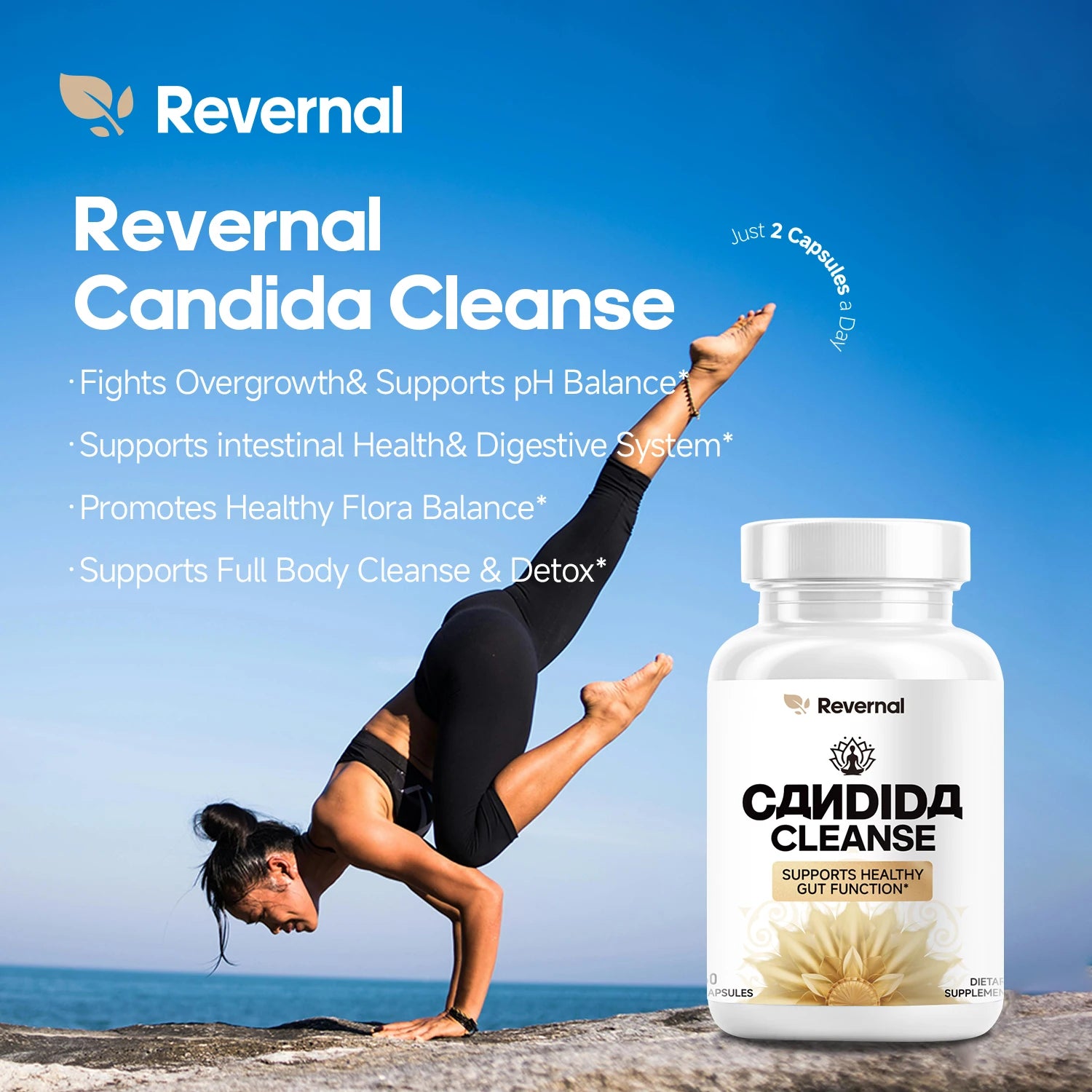 Candida Cleanse - Gut & Colon Support (60 Capsules)