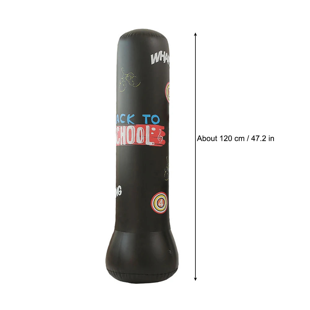 1.2/1.6M Boxing Bag Children's Inflatable Punching Bag Gym Fitness Boxing