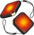 Rechargeable Hand Warmers 2 Pack - 6000mAh Fast Heating with LED Light, Portable Pocket Heater for Outdoor Activities