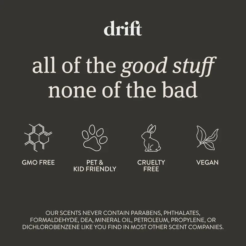 Drift Car Air Freshener - Wood Air Freshener - Car Odor Eliminator - Teak Scent Starter Kit