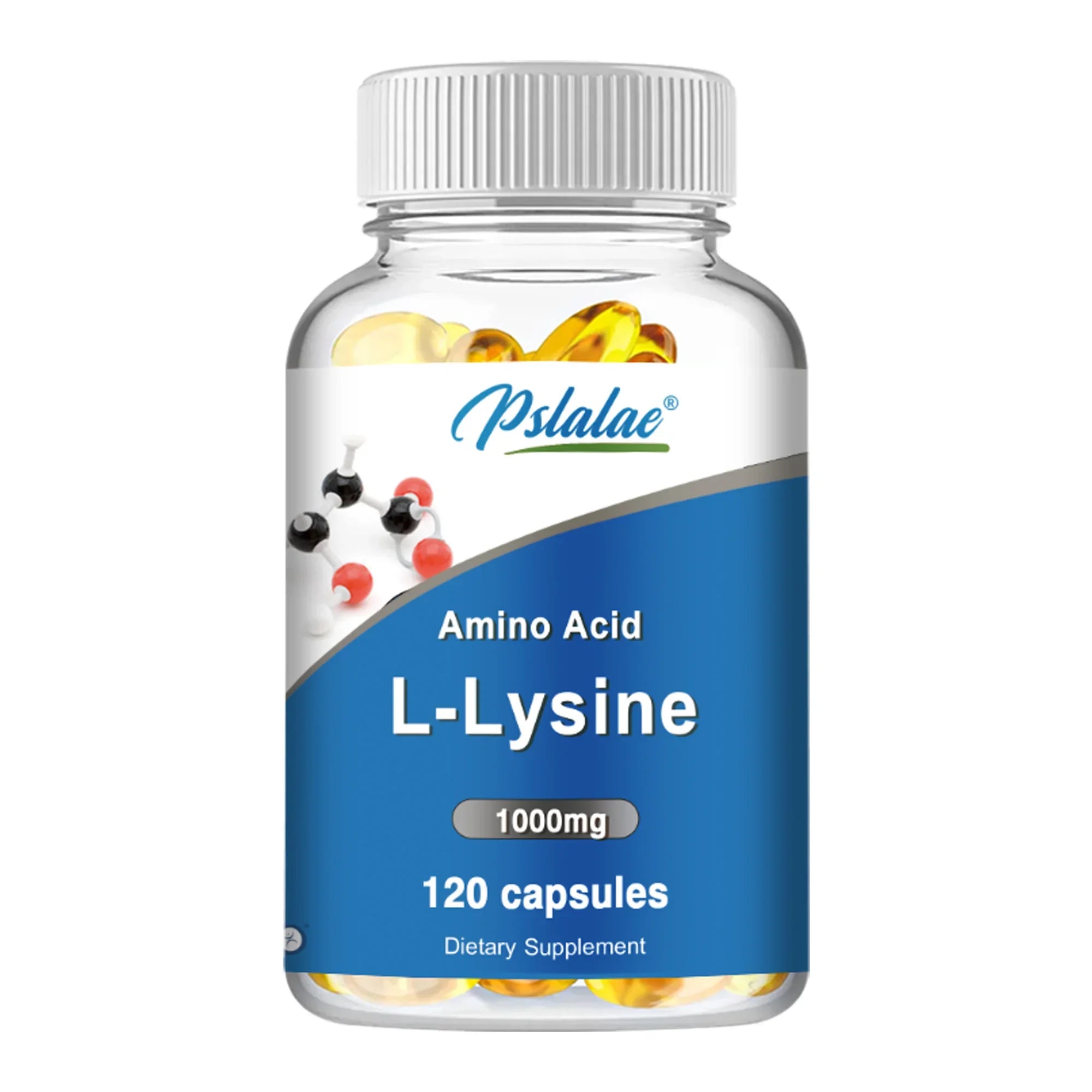 L -lysine - Boosts Metabolism and Energy Production,Supports Collagen Synthesis, Skin Support - 120 Capsules