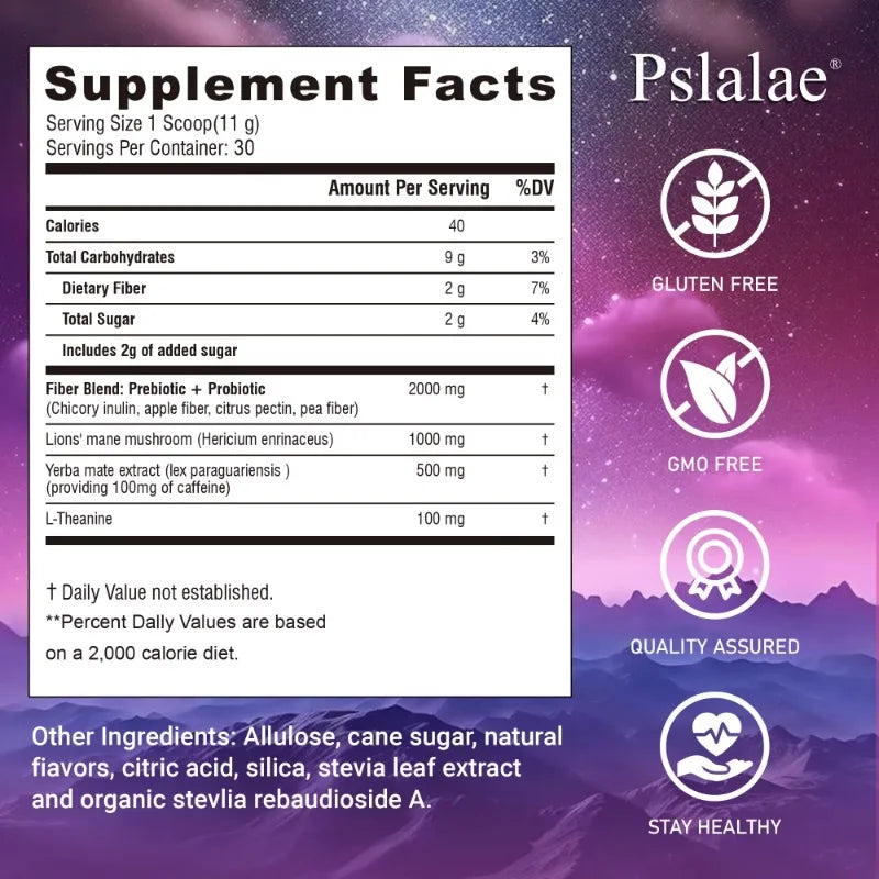 3-in-1 Energy Supplement, Phytonutrient Extracts for Brain Digestive Health - 1 bag