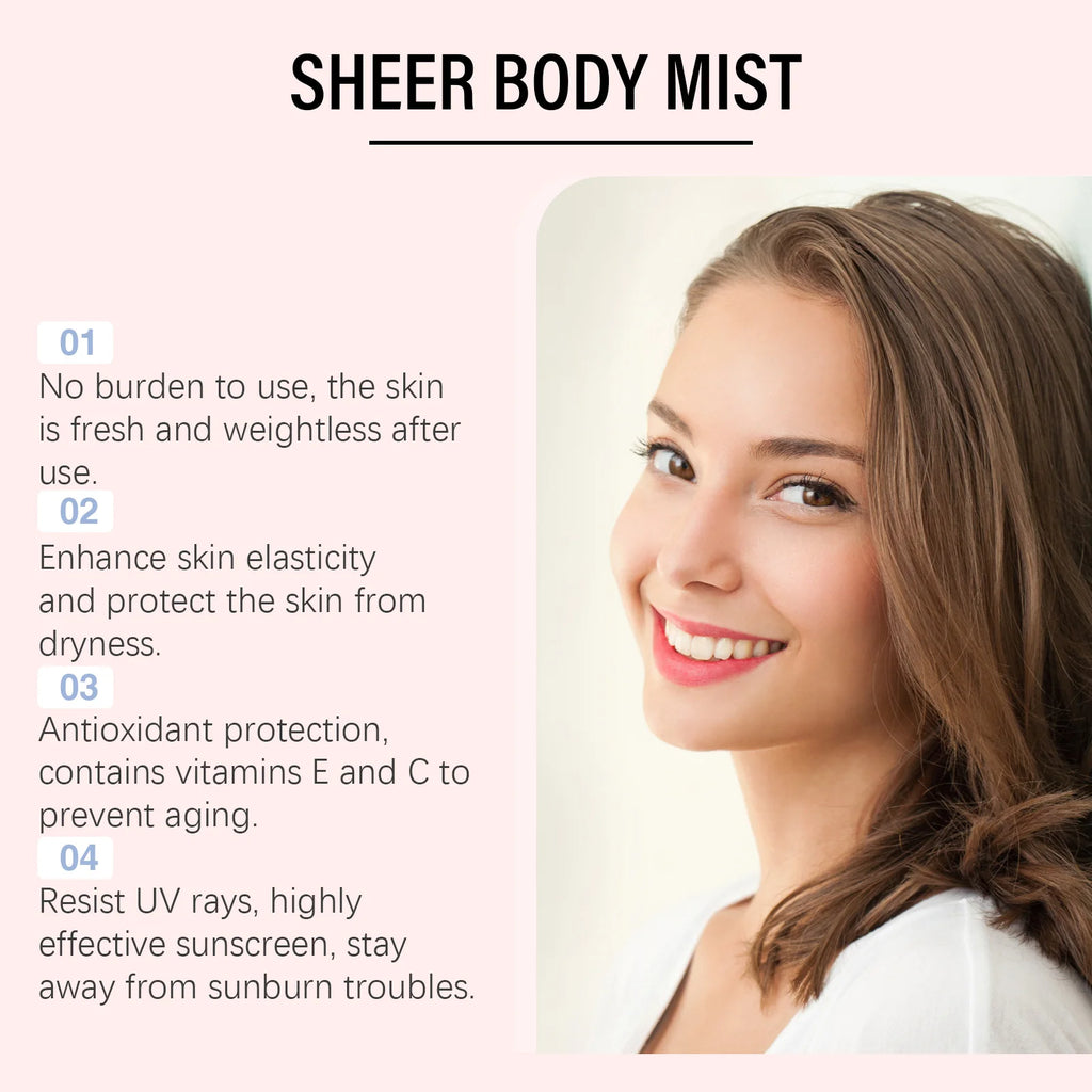 Sunscreen Spray Hyaluronic acid Body Sun Block Isolation Mist Lasting UV Protector
