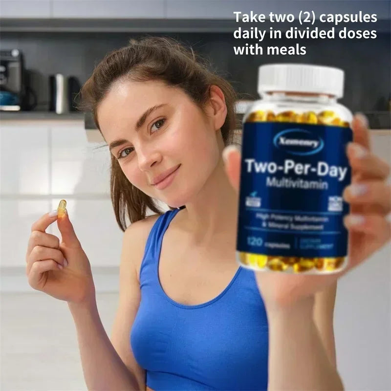 Two-Per-Day Multivitamin Supplements  - 120 Capsules
