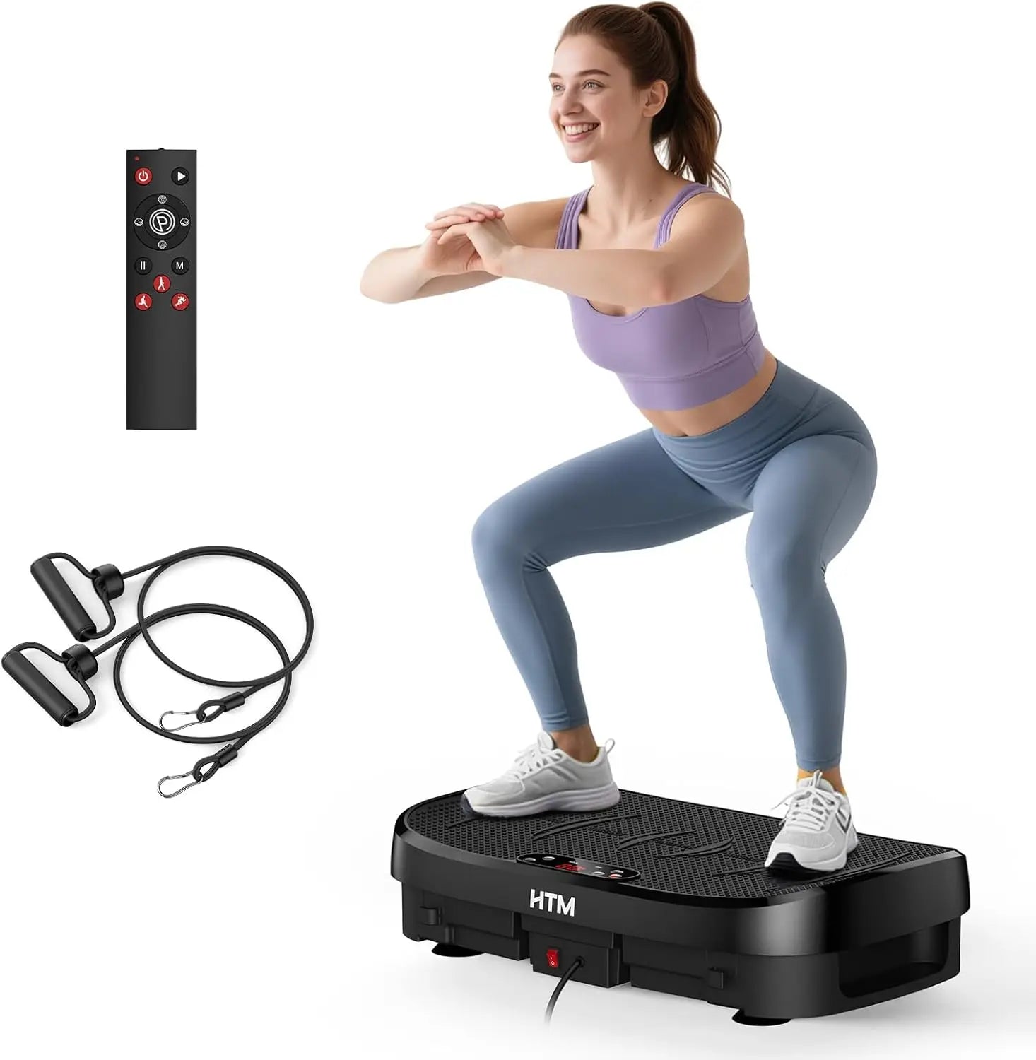 Vibration Plate Fitness Multi-Function Vibration Trainer 330lbs
