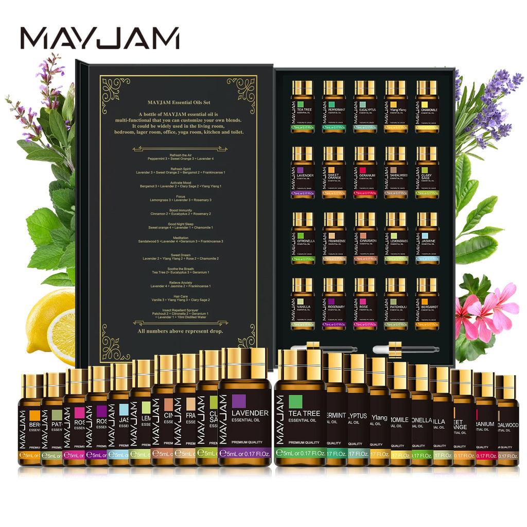 20 Bottles Essential Oils Kit Set