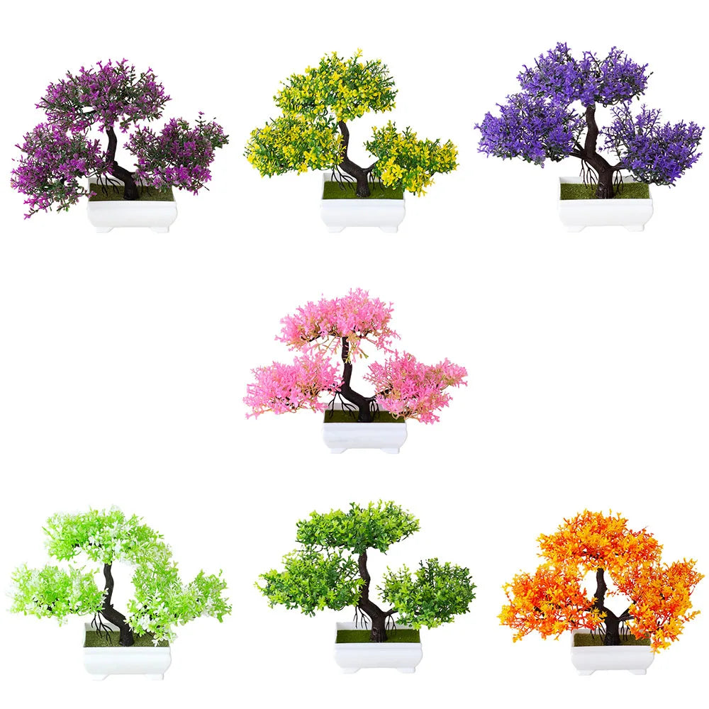 Artificial Plants Decoration Potted Bonsai Small Tree Pot Fake