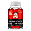Korean Red Ginseng Supplement - Boosts Energy Production, Relieves Stress - 120pcs