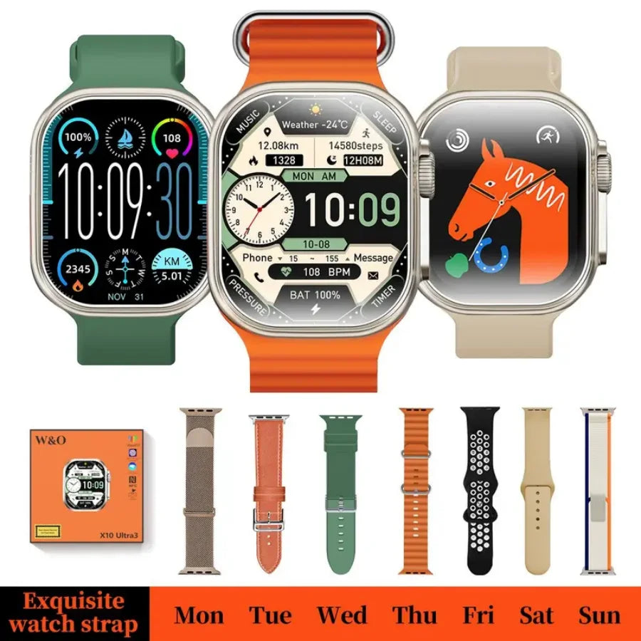 Smartwatch , IP67 Waterproof2.02" HD Fitness Watch with 100+ Sport Modes, Fitness Tracker Watch