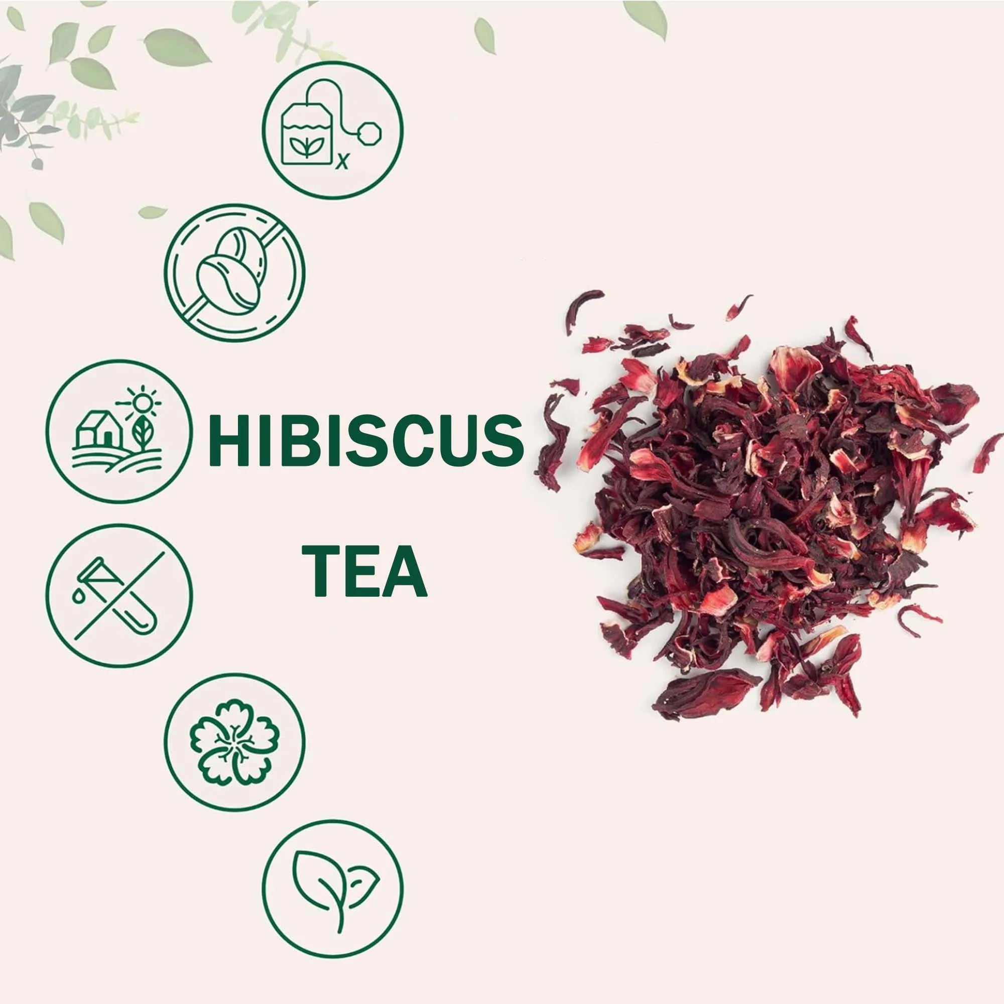 Flower tea bag, decaffeinated herbal tea bag, rich in antioxidants, tea lovers' gift, antioxidant rich mixture