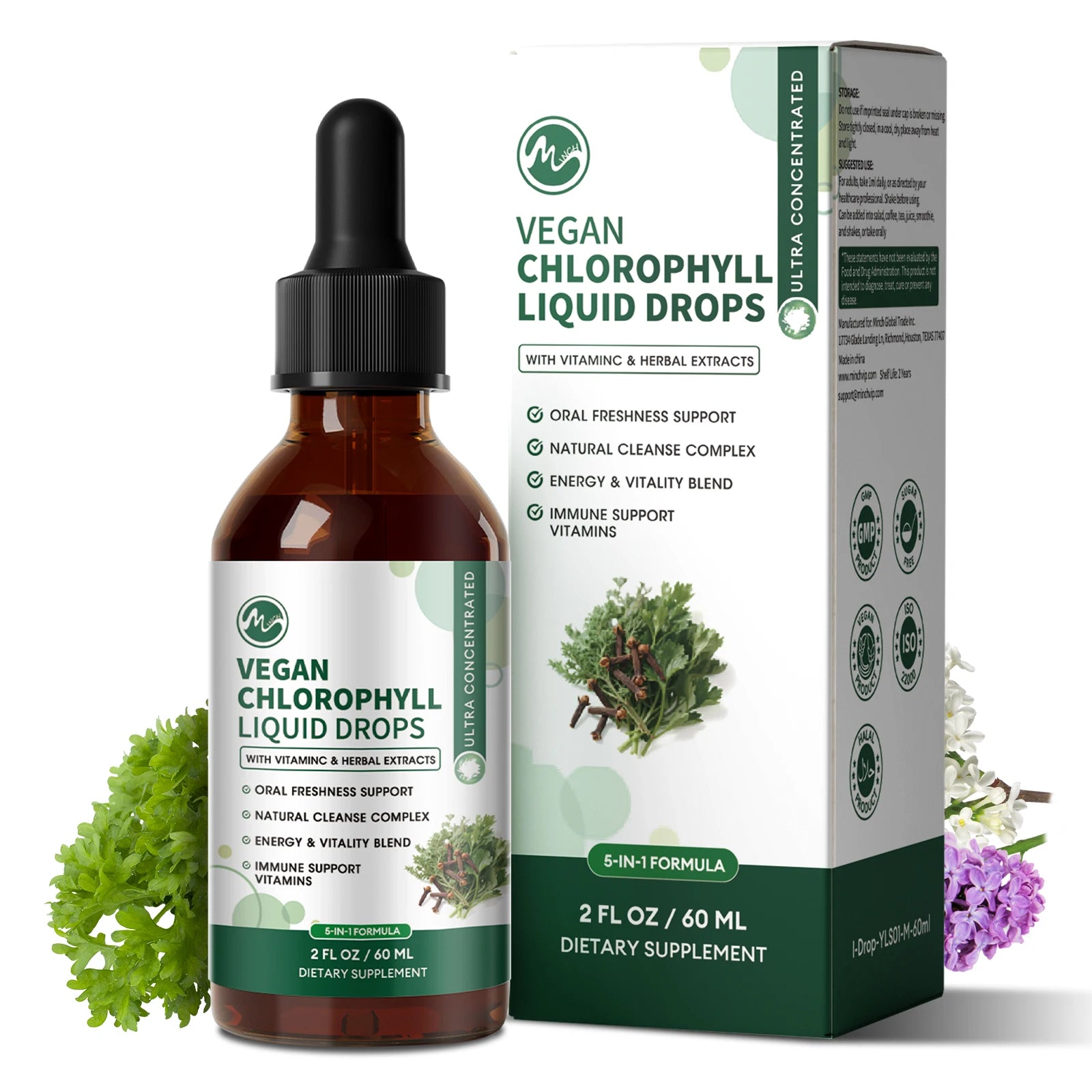 Chlorophyll Liquid Drops 4X Concentrated