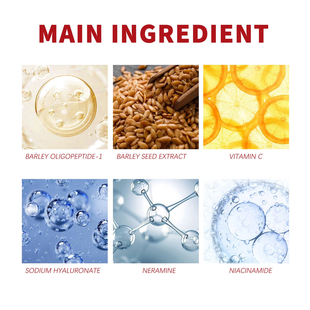 Facial firming essence reduces fine lines and melanin, prevents dry skin, moisturizes and nourishes skin care products