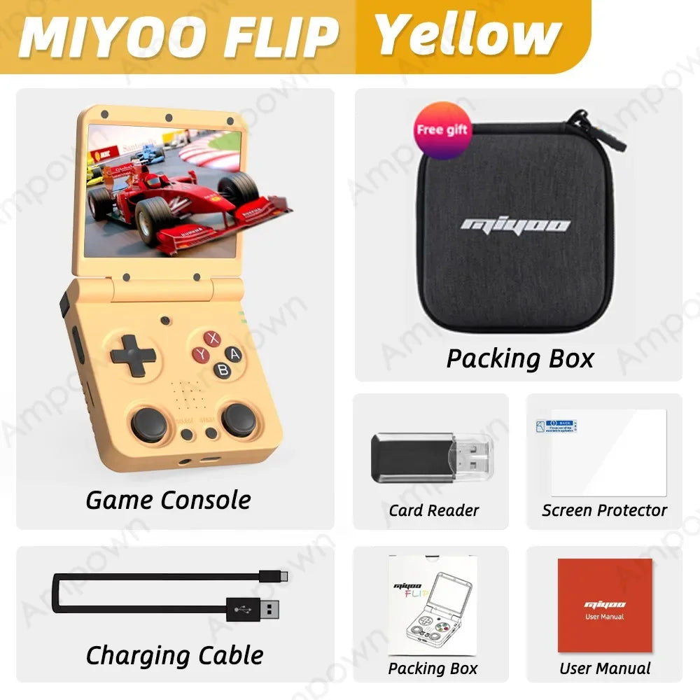 Handheld Game Players 3.5''IPS Screen Linux System Onion OS Video Game Consoles Free Storage Bag
