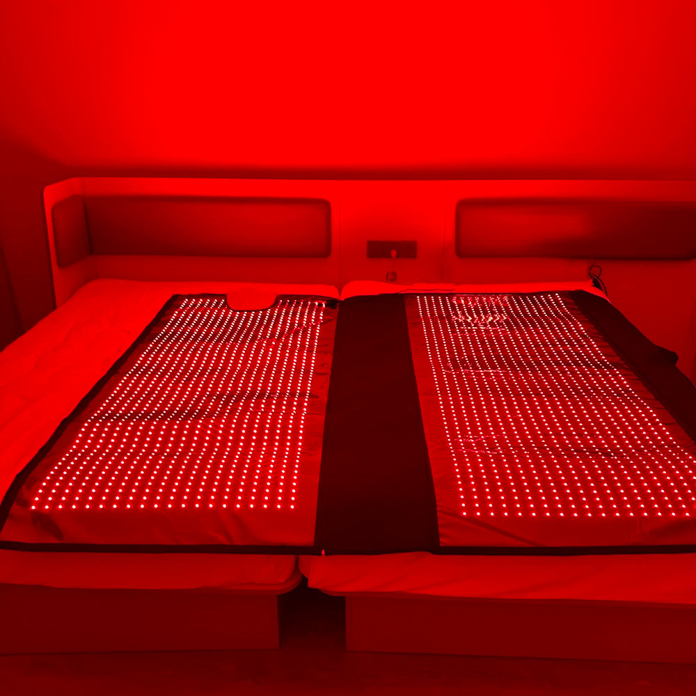 71" Red Light Sleeping Bag Full Body Relax Led Red Light Blanket Whole Body Led Infrared Sleeping Bag Red Light Mat