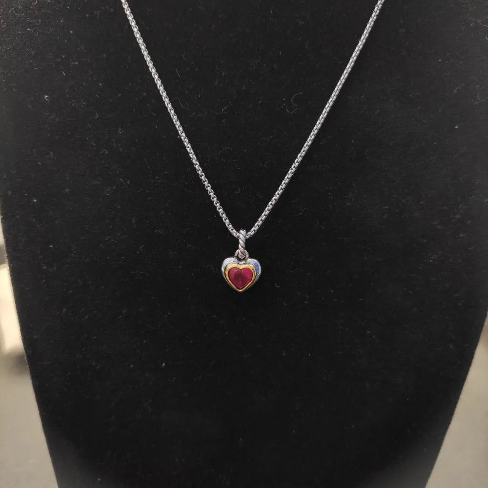 Sweet Heart Pendant Series Necklace Suitable for Daily Gifts
