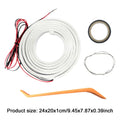 2/4M Car High Brightness Trunk Lighting Ambient Light Interior Decoration Led Wireless Automatic Sensing Tailgate Light Strip