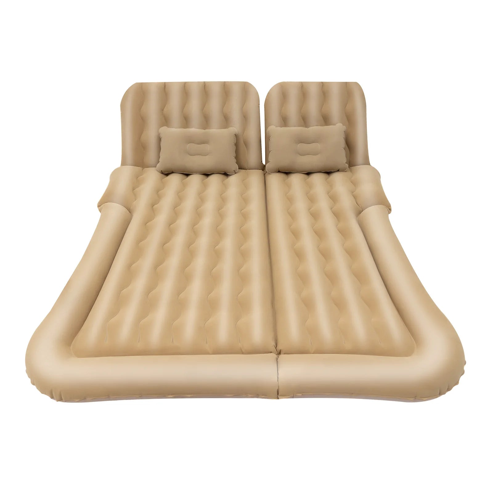 Universal Foldable Inflatable Bed Portable Inflatable Mattress Set Car Back Seat Sleeping Air Bed Cushion w/Pump+Pillow