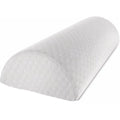 Comfort Bolster Pillow for Legs Back and Head Memory Foam Cotton Cover Lumbar Support Pillow