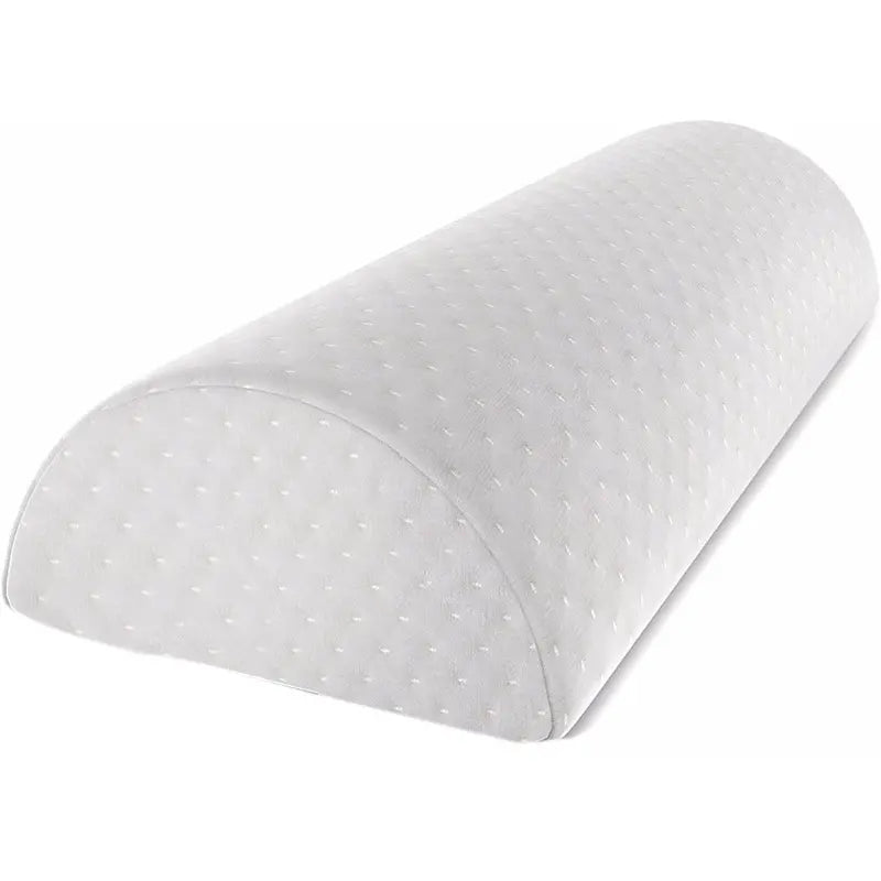Comfort Bolster Pillow for Legs Back and Head Memory Foam Cotton Cover Lumbar Support Pillow
