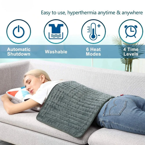 110V-240V Electric Heating Pad Blanket Timer Physiotherapy Heating Pad