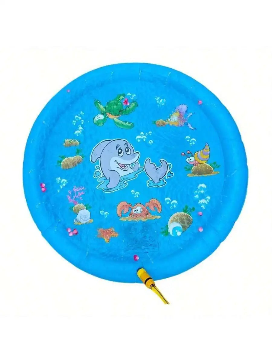 Water Play Toy Dolphin Spray Mat Circular Spray Mat