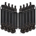 32oz Insulated Water Bottles Bulk 8 Pack with Straw Lid amp Spout Lid