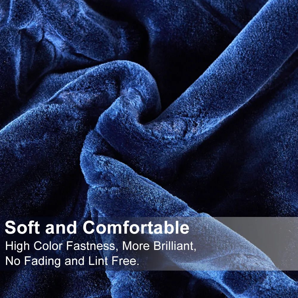 Blanket Thick Mink Weighted Blanket 7 Colors for Comfortable Sleep