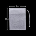 600/50PCS Disposable Tea Filter Bags Non-woven Fabric Teabags With String Kitchen Teaware Coffee Loose Tea Spice Bag