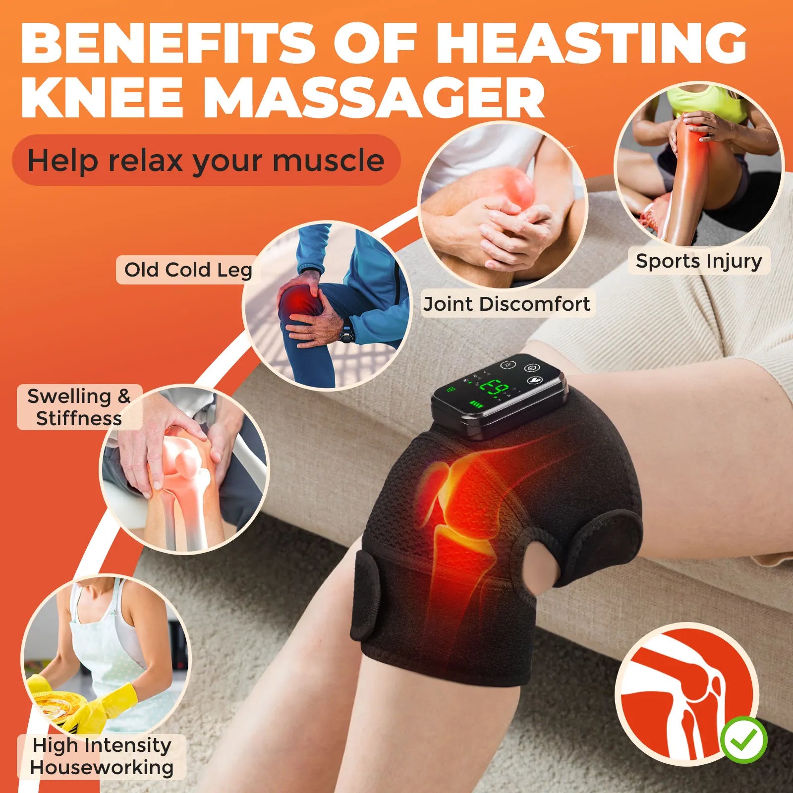 Multifunctional Shoulder Support Belt 3 in 1 Knee Elbow