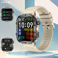 AI Voice Assistant Smart Watch, 1.96'' HD Screen Activity Trackers with 100+Sports/ Bluetooth Call/ SMS Alerts/ Flashlight