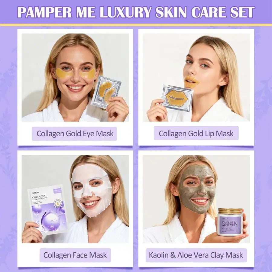 Spa Gifts Basket for Women, 21pcs Lavender Bath and Body