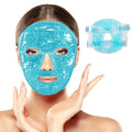 Full Face Therapy Mask with Gel Beads - Hot/Cold Compress & Reusable