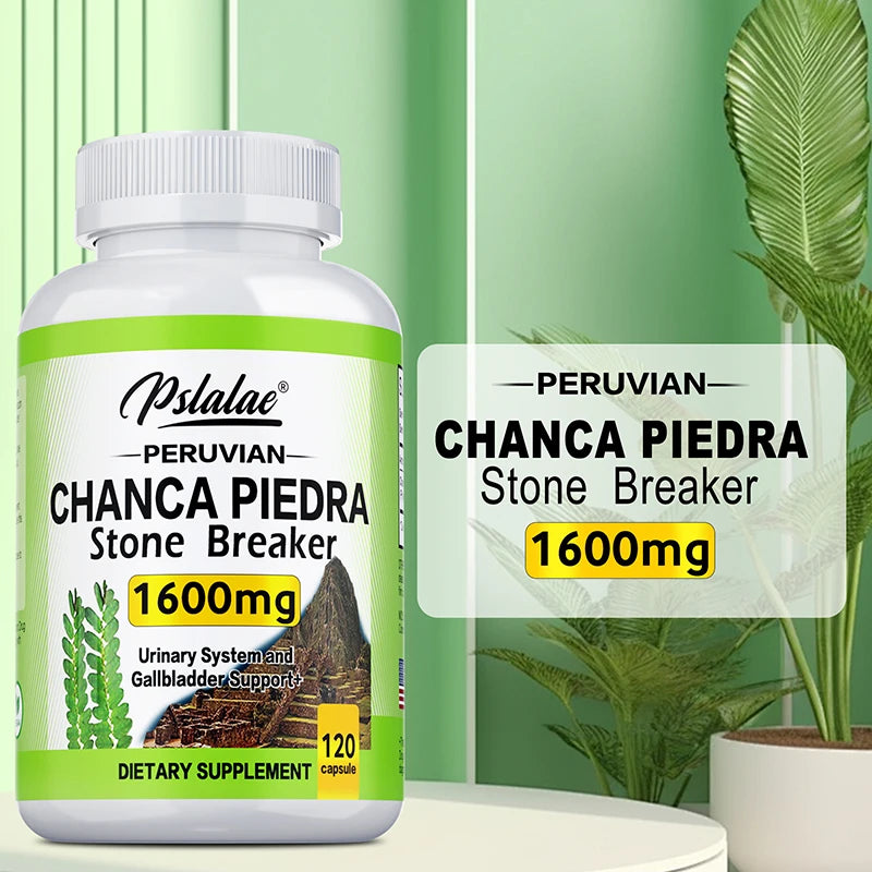 Chanca Piedra Kidney Function, Promotes Detoxification, Cleansing and Repair, and Boosts Energy - 120 Capsules