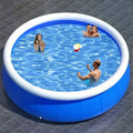 Inflatable Swimming Pool - 366x76 Butterfly Design Coil Mesh Pool for Outdoor Fun and Relaxation