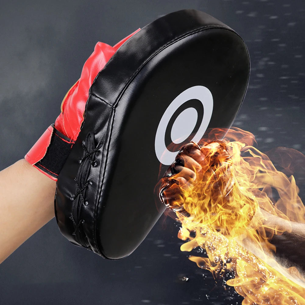 Curved Boxing Hand Target PU Leather Boxing Punching Bag Wear Resistant